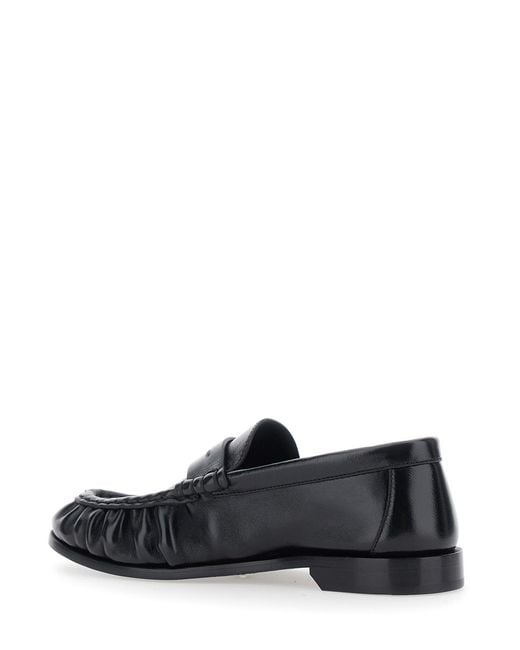 Saint Laurent White Loafers Le Loafer Leather