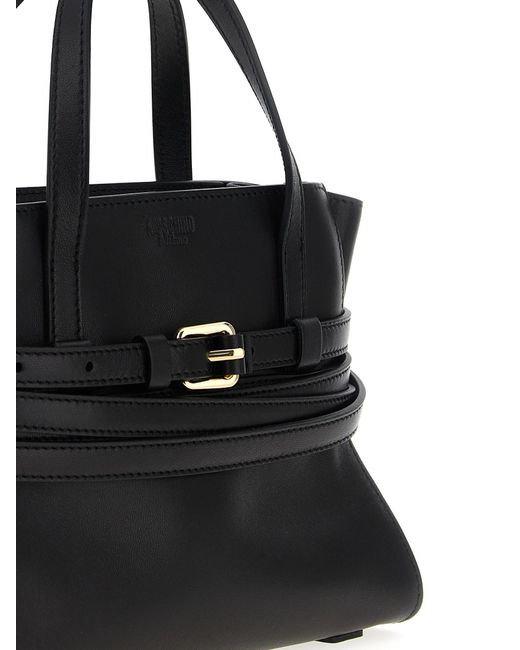 Moschino Black 'Tie Me' Small Handbag