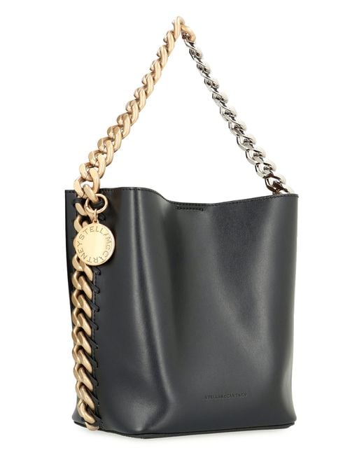 Stella McCartney Black Frayme Bucket Bag Polyamide