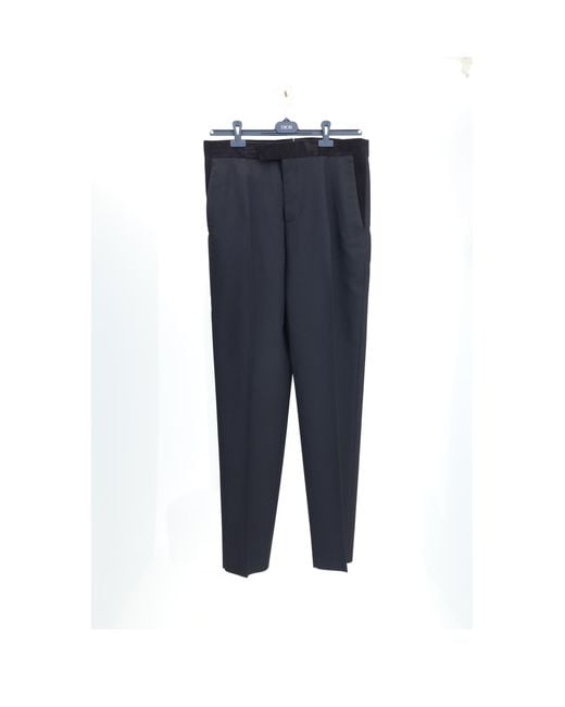 Dior Blue Trousers Wool for men