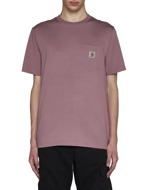 Carhartt Purple T-Shirt for men