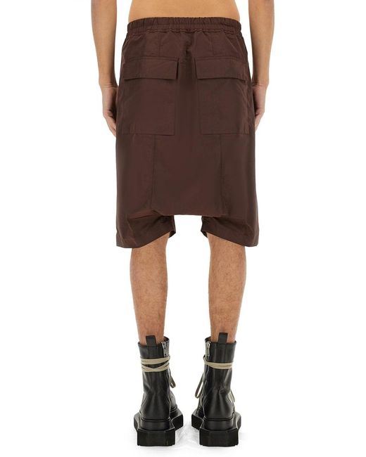 Rick Owens Brown Short "Rick's Pods for men