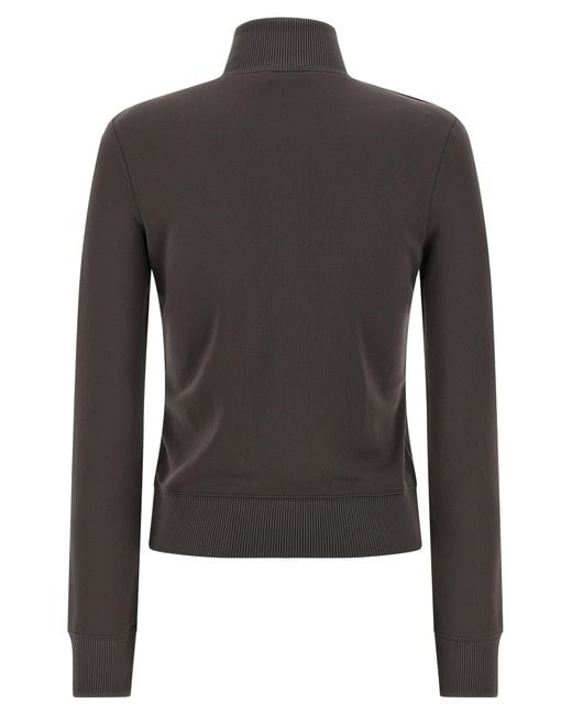 Courreges Black Polyester Sweatshirt