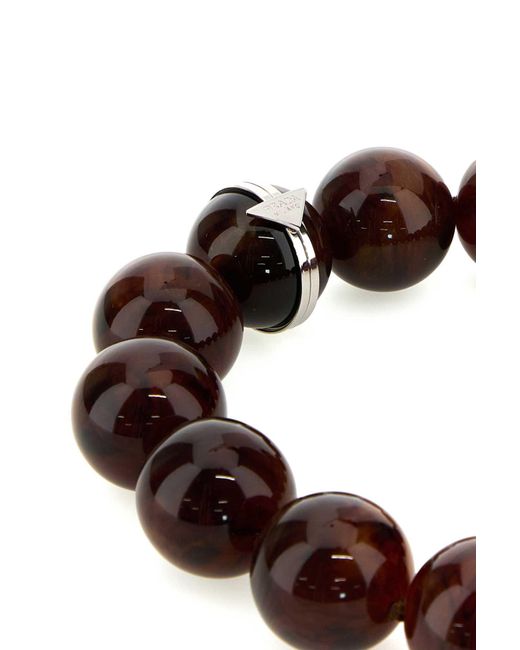 ネックレス・ペンダント PRADA PRINTED PEARLS NECKLACE Prada Printed Pearls Necklace | Lyst