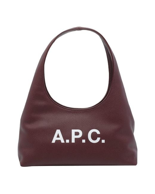 A.P.C. Purple Baby Ninon Shoulder Bag