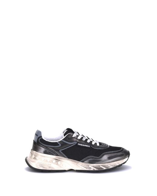 DSquared² White Sneakers Sprinter Trainers for men