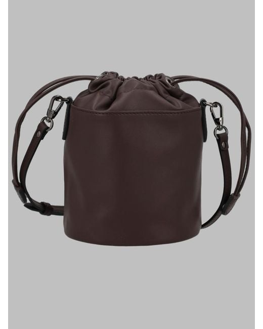 Longchamp Brown Bucket Bag Le Pliage Xtra Leather Shoulder