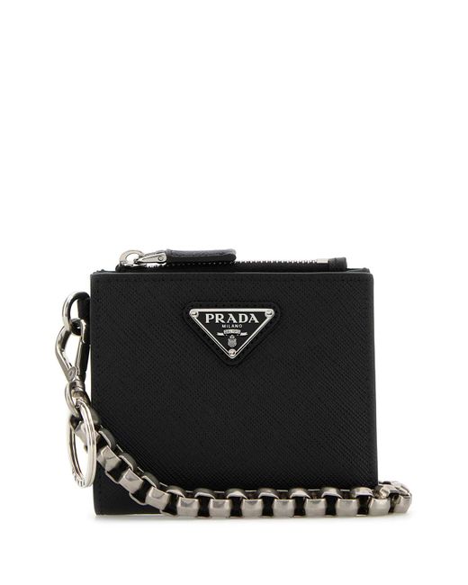 Prada Black Leather Wallet