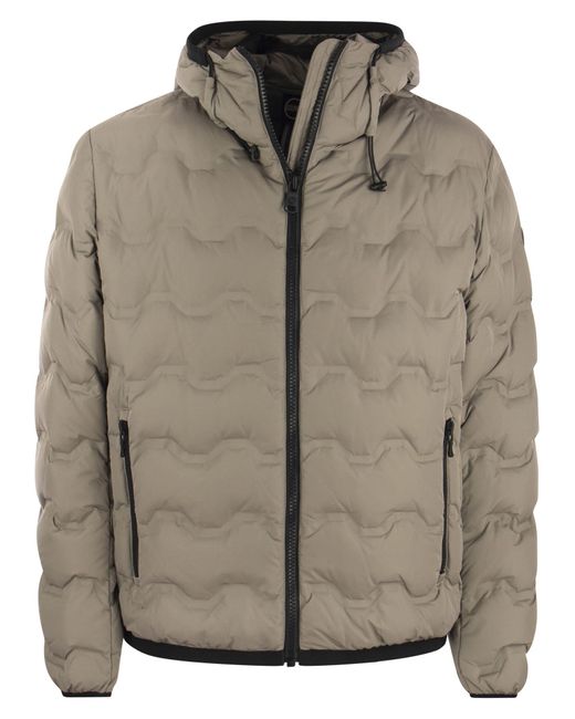 Colmar Quilted Down Jacket With Hood in Gray for Men Lyst