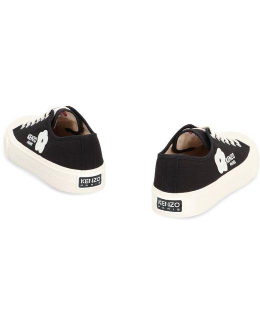 KENZO Black Foxy Canvas Sneakers