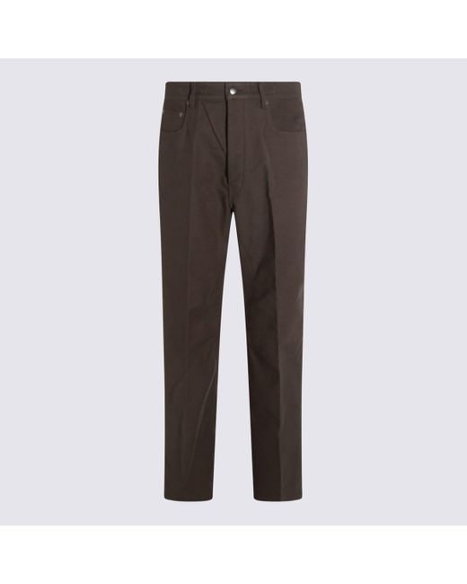 Rick Owens Brown Dust Geth Jeans for men
