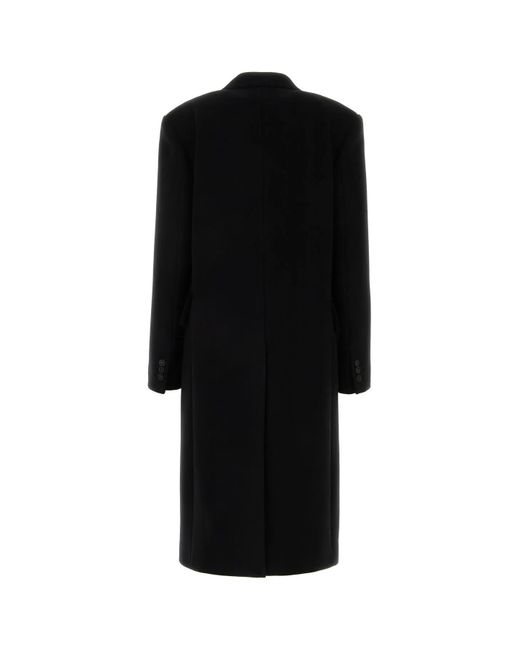 Stella McCartney Black Wool Coat