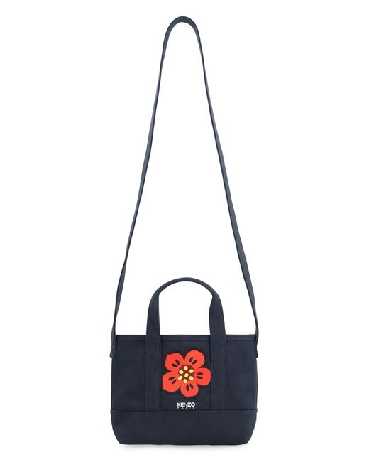 KENZO Blue Canvas Tote Bag for men