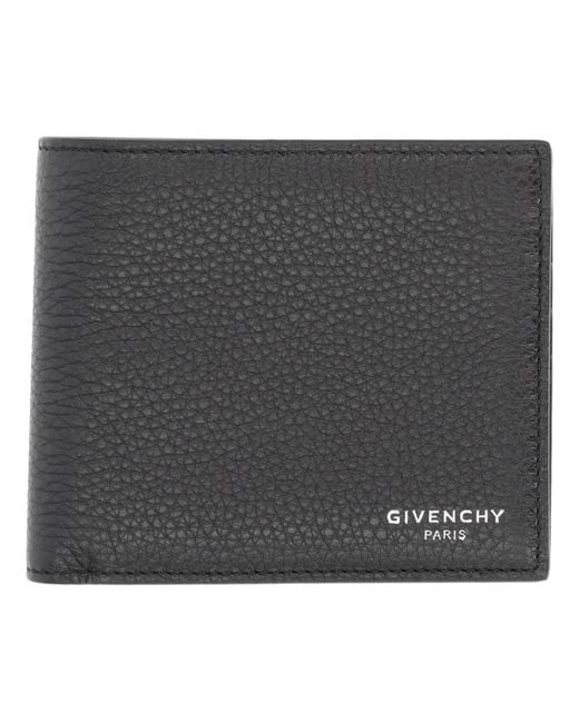 Givenchy Black Leather Wallet Calf & Purses for men