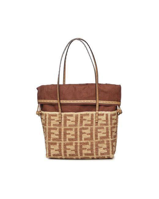 Fendi Multicolor Small Shopper Roll
