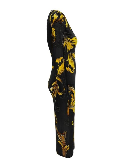 Versace Jeans Couture Black Long Dress