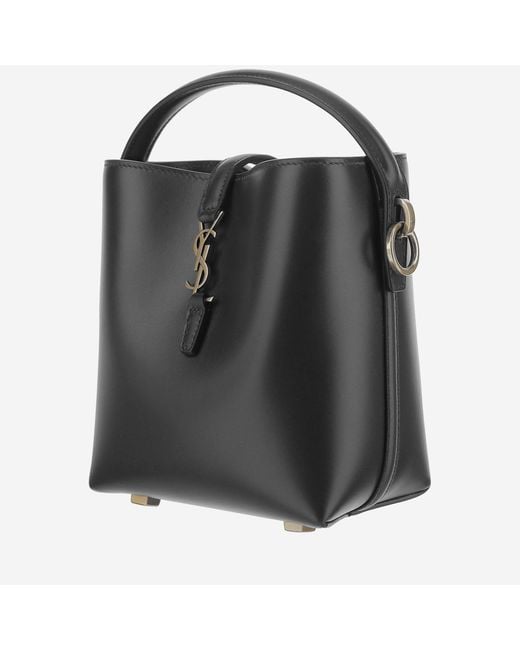 Saint Laurent Black Shoulder Bag Le 37 Mini Calfskin