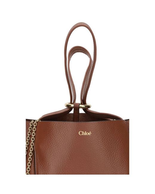 Chloé Brown Calf Leather Bos Taurus Shoulder Bag
