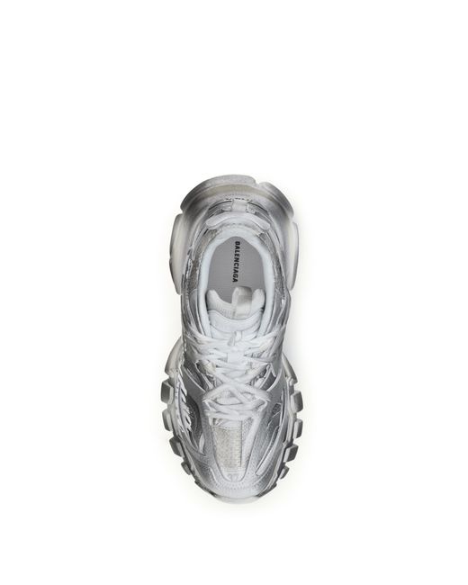 Balenciaga Gray Sneakers Track Stencil- Trainers
