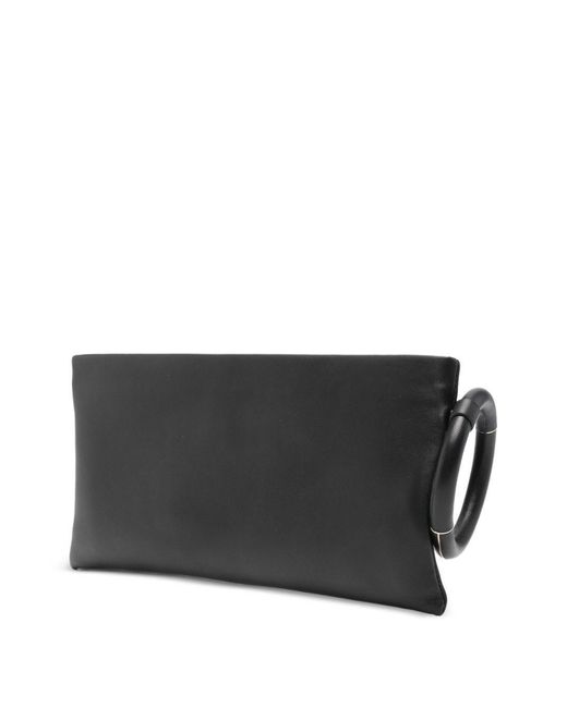 Tom Ford Black Clutch Aura Sheepskin Bags