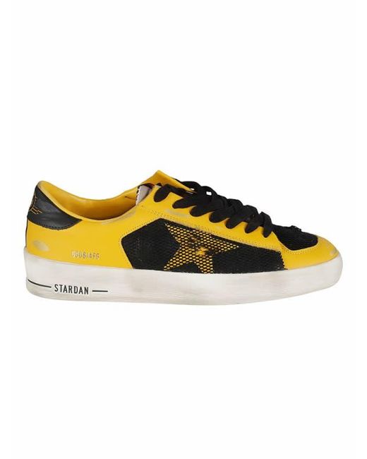 Golden Goose Deluxe Brand Yellow Sneakers Stardan for men