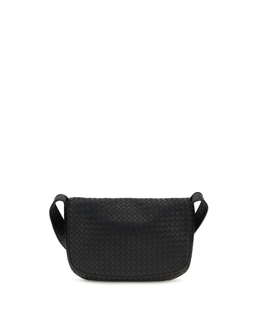 Bottega Veneta Black Shoulder Bag Veneto- Calf Leather for men