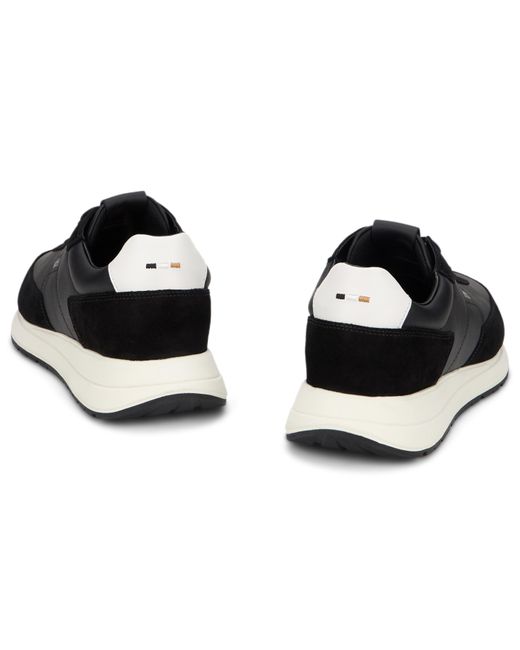 Boss Black Sneakers Vinston Cow Hide Trainers for men