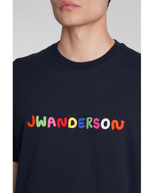 J.W. Anderson Blue T-Shirt for men