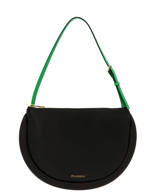 JW Anderson Leather Bumper Moon Bag in Nero (Black) - Save 7% | Lyst