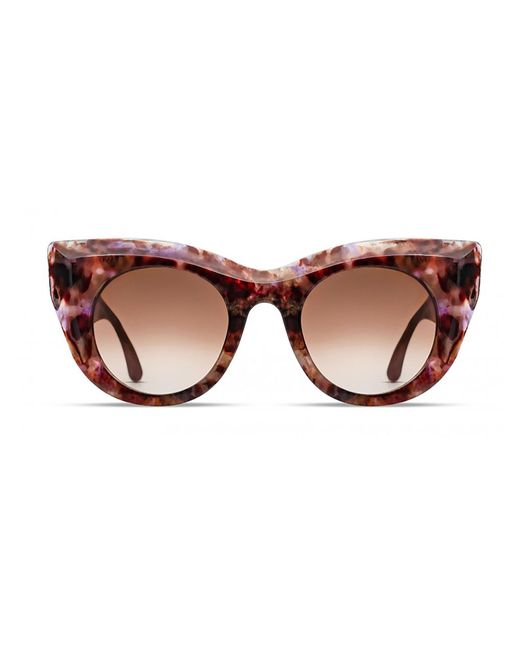 Thierry Lasry Brown Climaxxxy Sunglasses