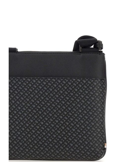 BOSS by HUGO BOSS Zair Envelope Crossbody Bag in Black for Men Lyst