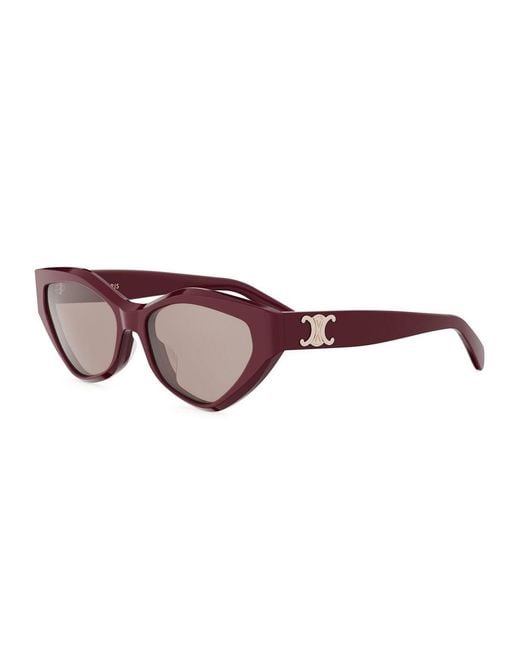 Céline Brown Triomphe Acetato Sunglasses