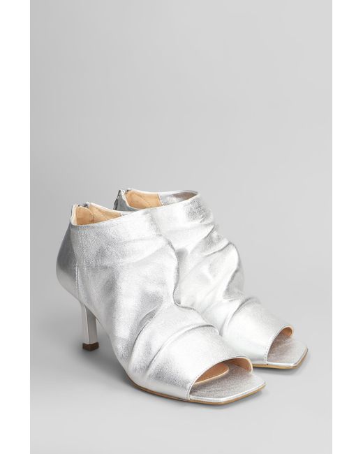 The Seller White High Heels Ankle Boots