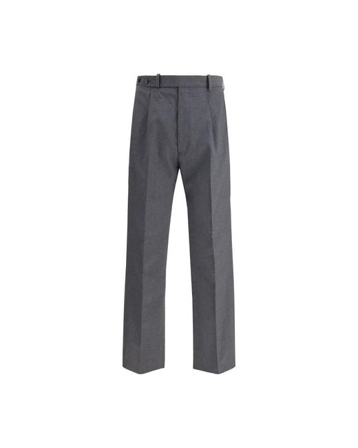 Prada Gray Wool Oves Aries Dress Pants for men