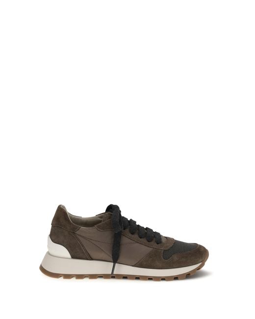 Brunello Cucinelli White Active Sneakers