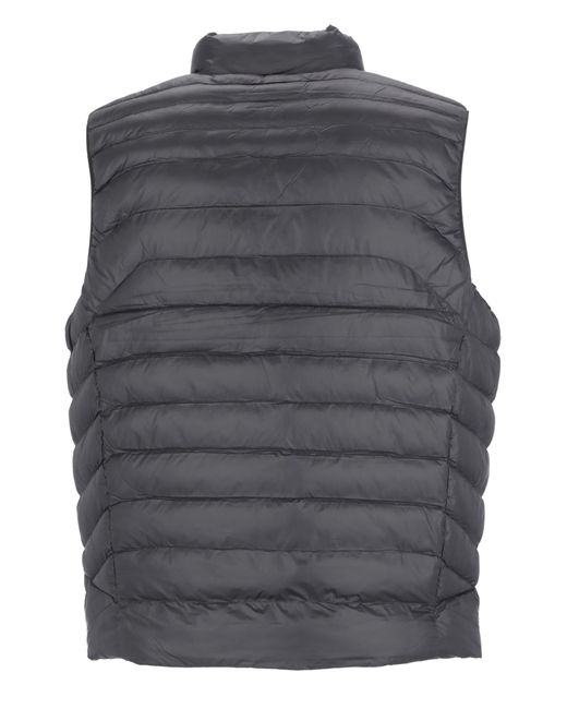 Polo Ralph Lauren Gray Quilted Vest With Logo for men