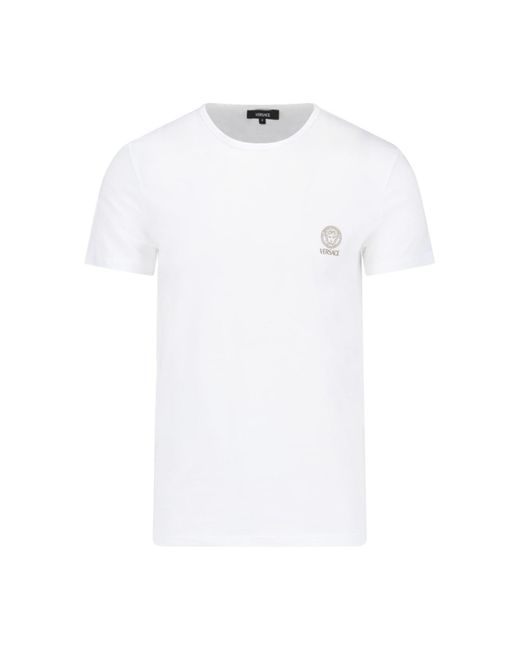 Versace White "medusa" Intimate T-shirt for men