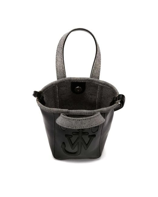 J.W. Anderson Black Belt Anchor Logo Mini Tote Bag Shoulder