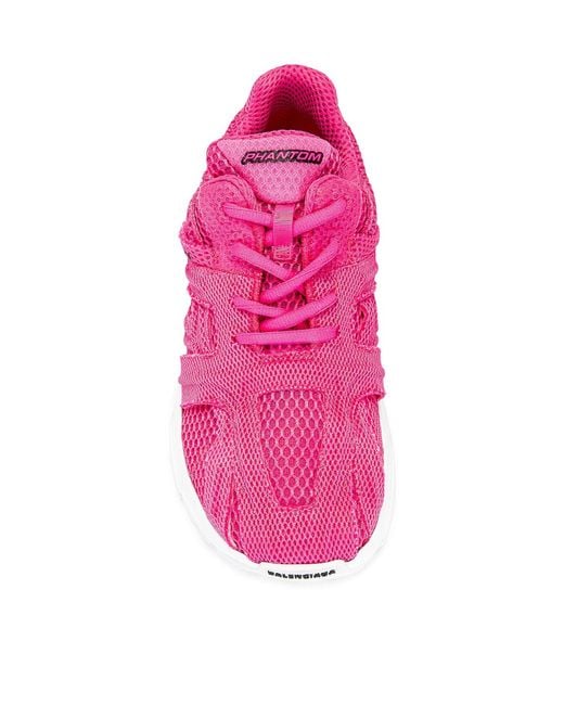Balenciaga Pink Phantom Logo Sneakers Shoes