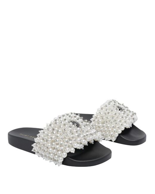 Kurt Geiger White Sandals Rubber/Rubber Sole
