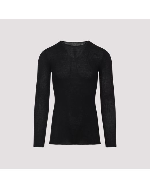 Rick Owens Black Sweater for men