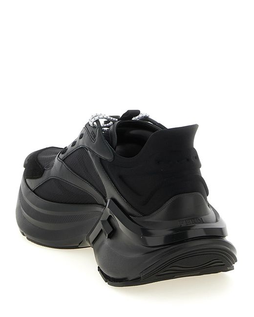 Fendi Black Logo Sneakers