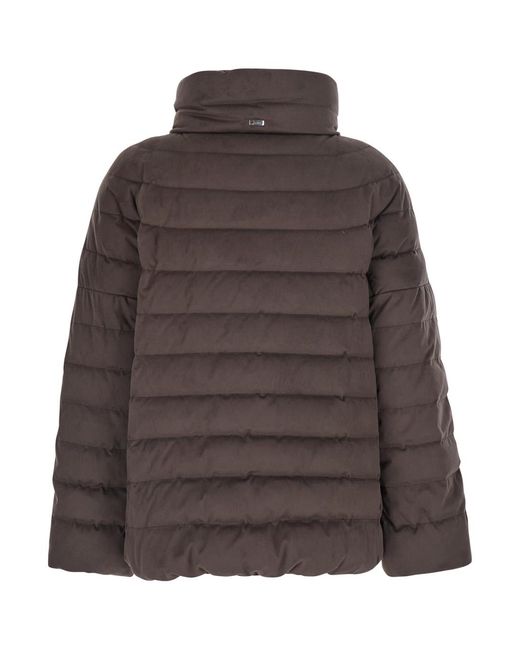 Herno Brown Puffer Jacket