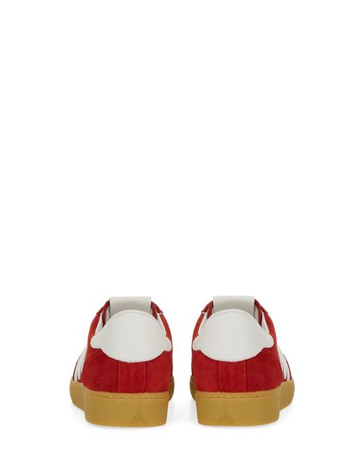 MSGM Red Retro Sneaker Trainers