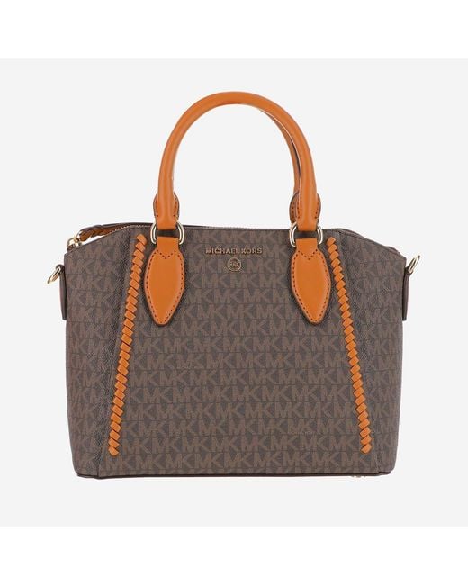 Michael Kors Brown Sienna Bag 89.Pvc Handbags