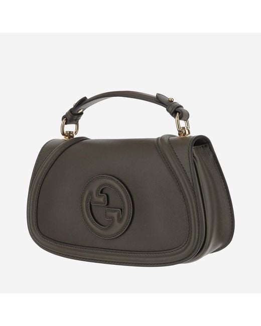 Gucci Green Small Blondie Bag Calf Skin Shoulder