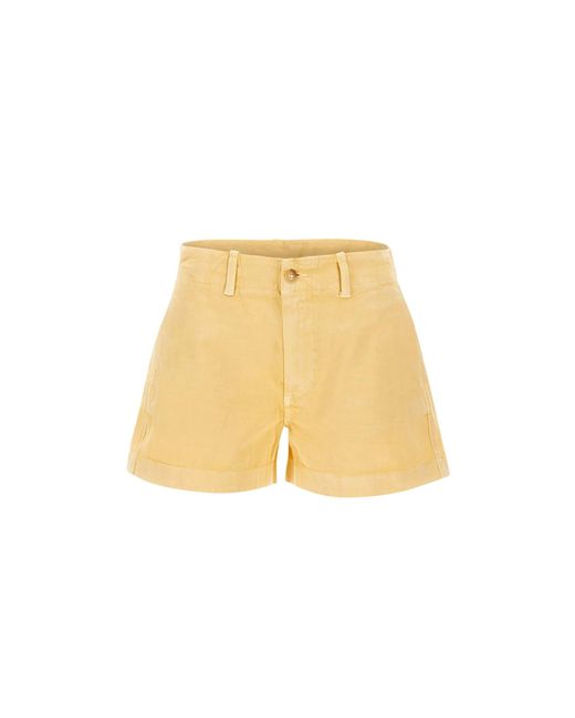 Polo Ralph Lauren Natural Cotton Twill Shorts