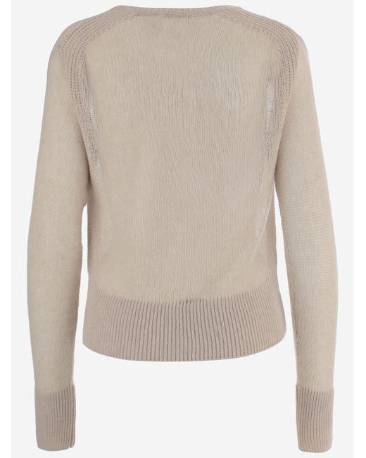 Sa Su Phi Natural Cashmere Crew Neck Sweater