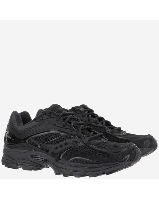 Saucony Black Lace-Up Sneakers for men