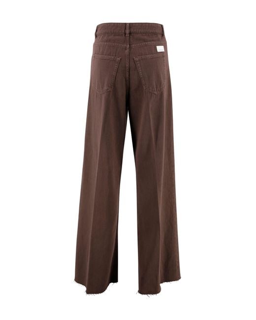 Nine:inthe:morning Brown Mid-Rise Trousers